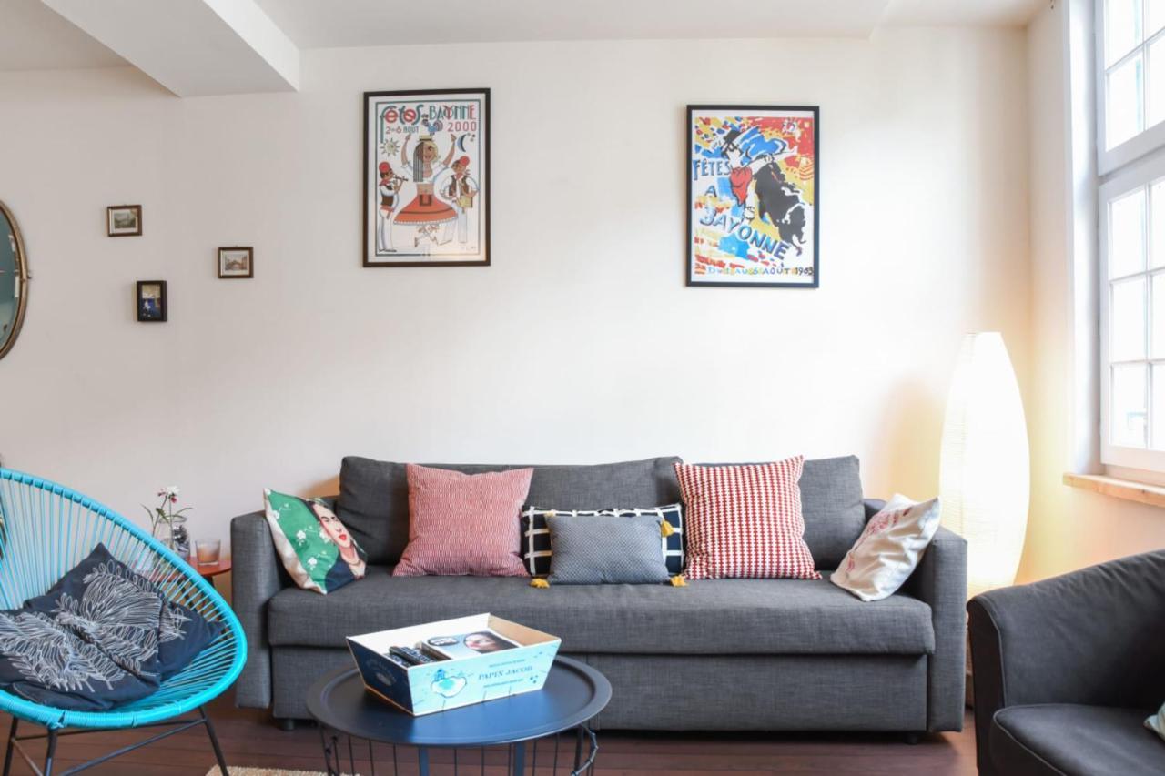 Charming Flat In A Calm Street At The Historic Heart Of Bayonne - Welkeys Appartamento Esterno foto